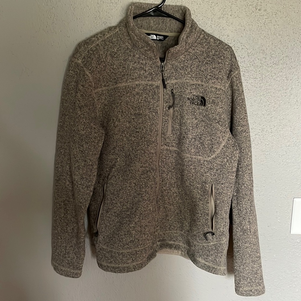 Mens The North Face full zip sweater